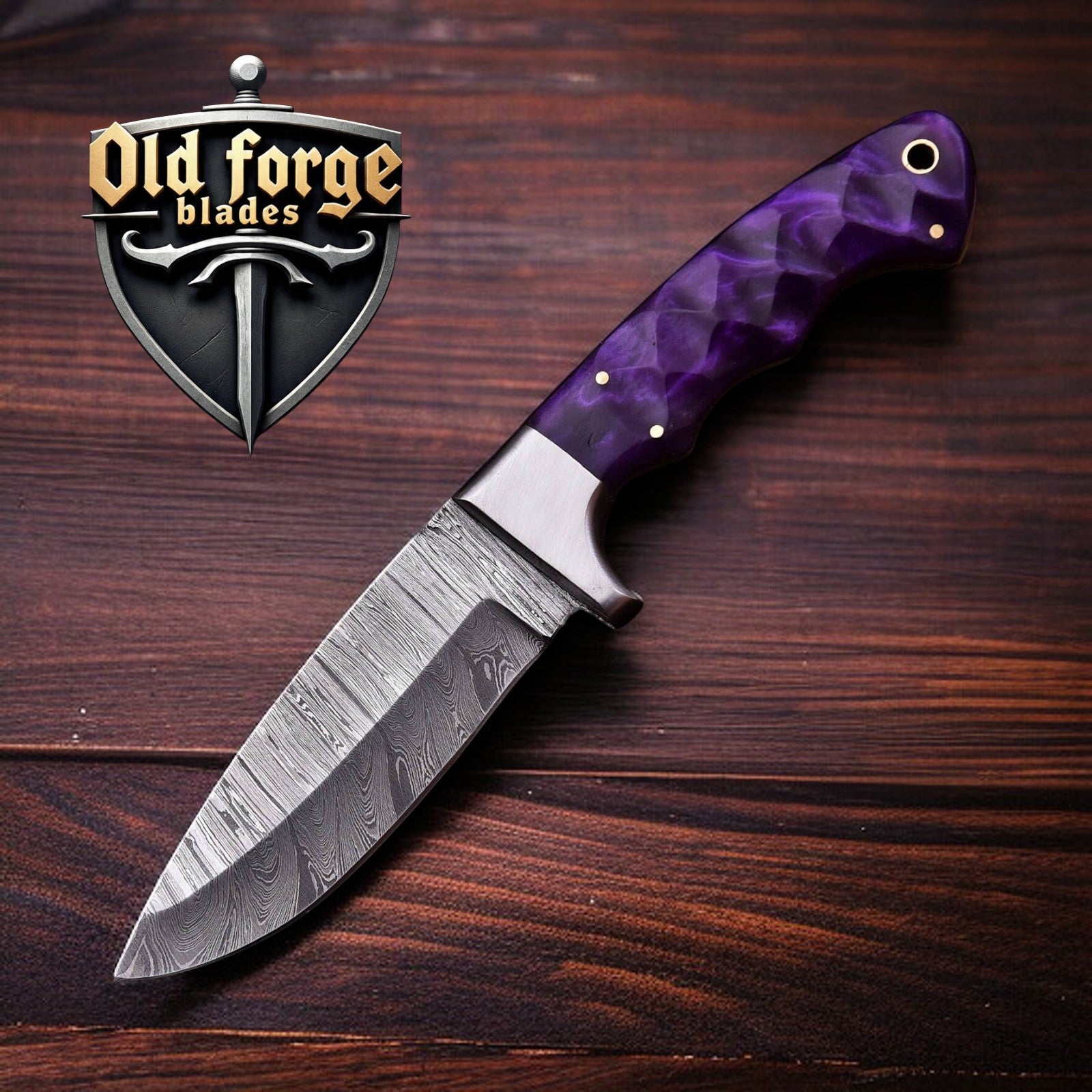 damascus Knives – Custom Damascus Fixed Blade Knife