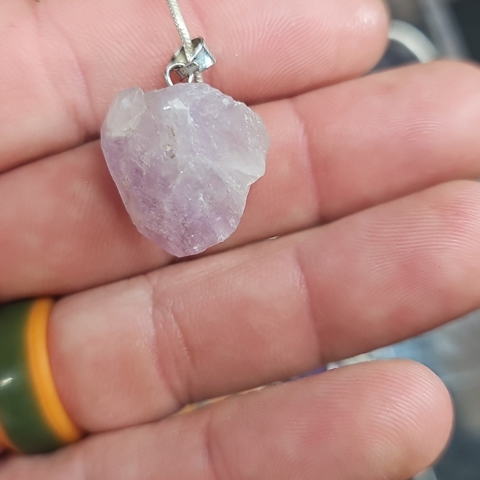 Purple Amethyst Pendant Necklace