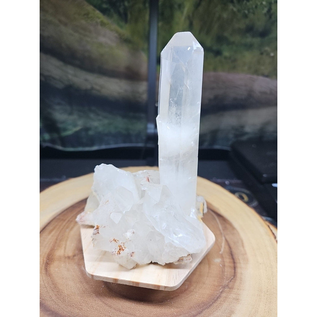 1.28LB Natural Clear White Quartz Crystal Cluster Energy Healing Specimen