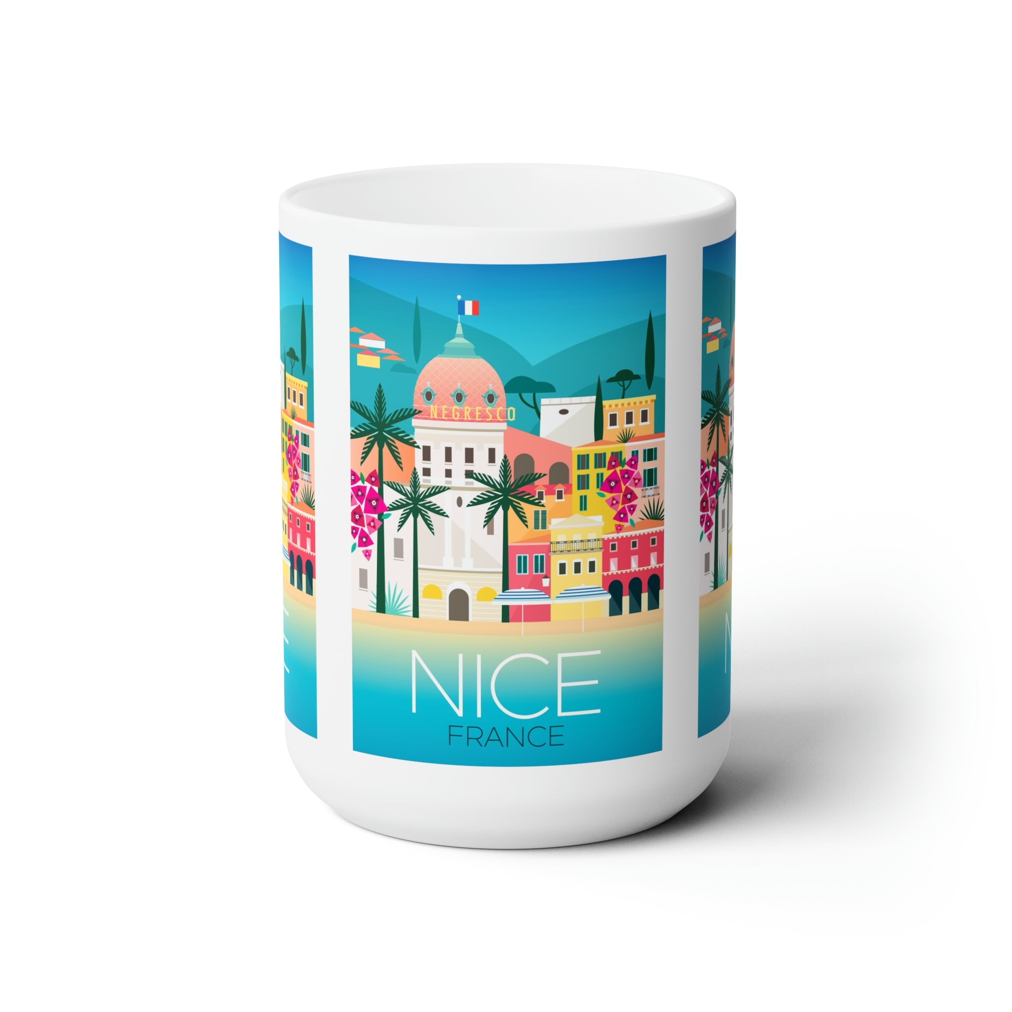 Nice, France Ceramic Mug 11oz or 15oz