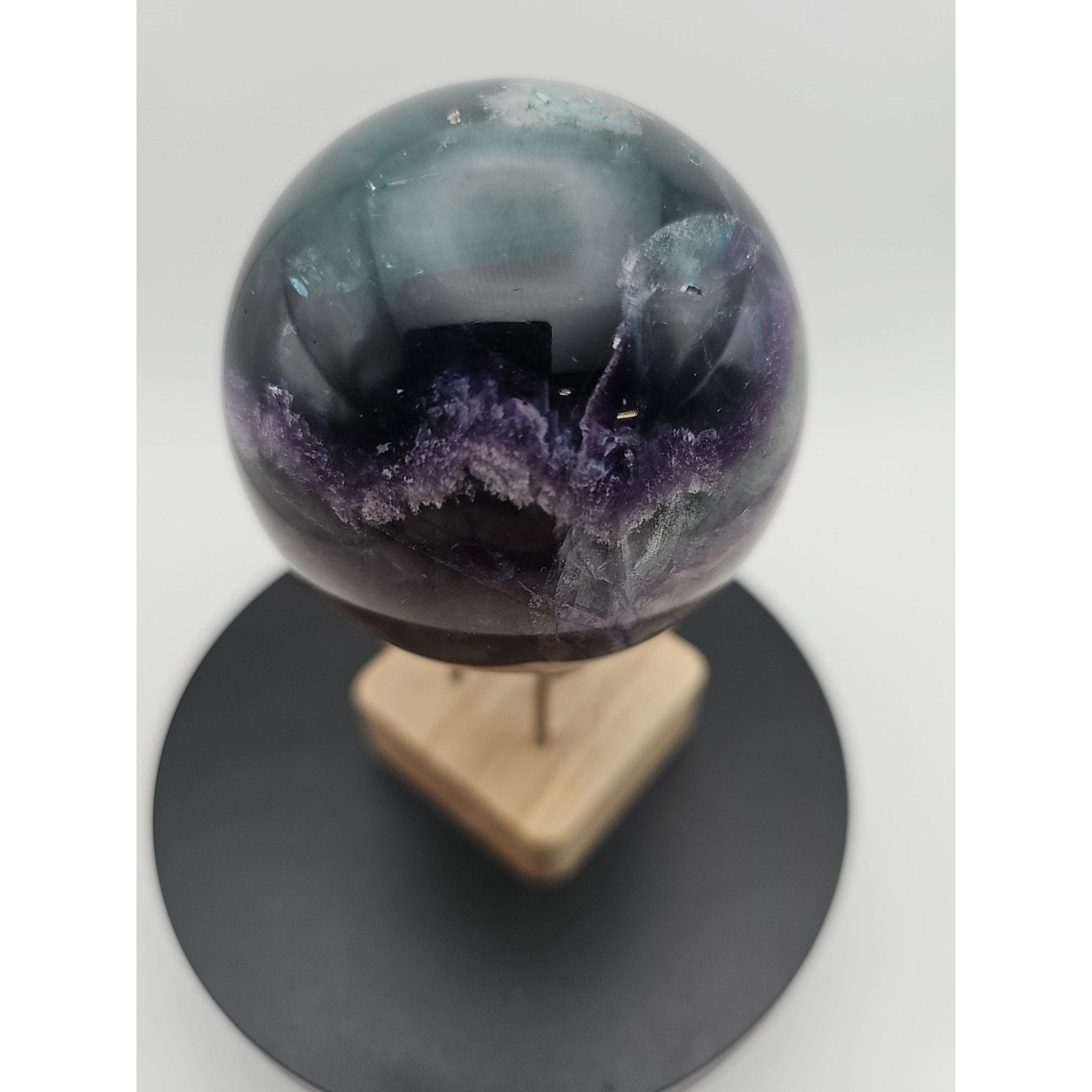 1.5LB Natural Colorful Fluorite Ball Quartz Crystal Energy Sphere crystal