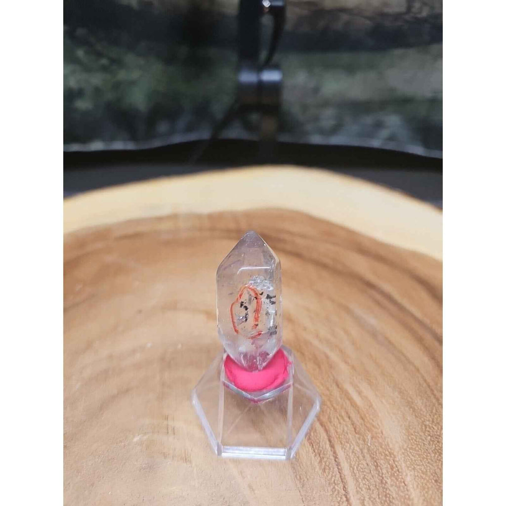 Quartz Crystal Point W/stand 19grams