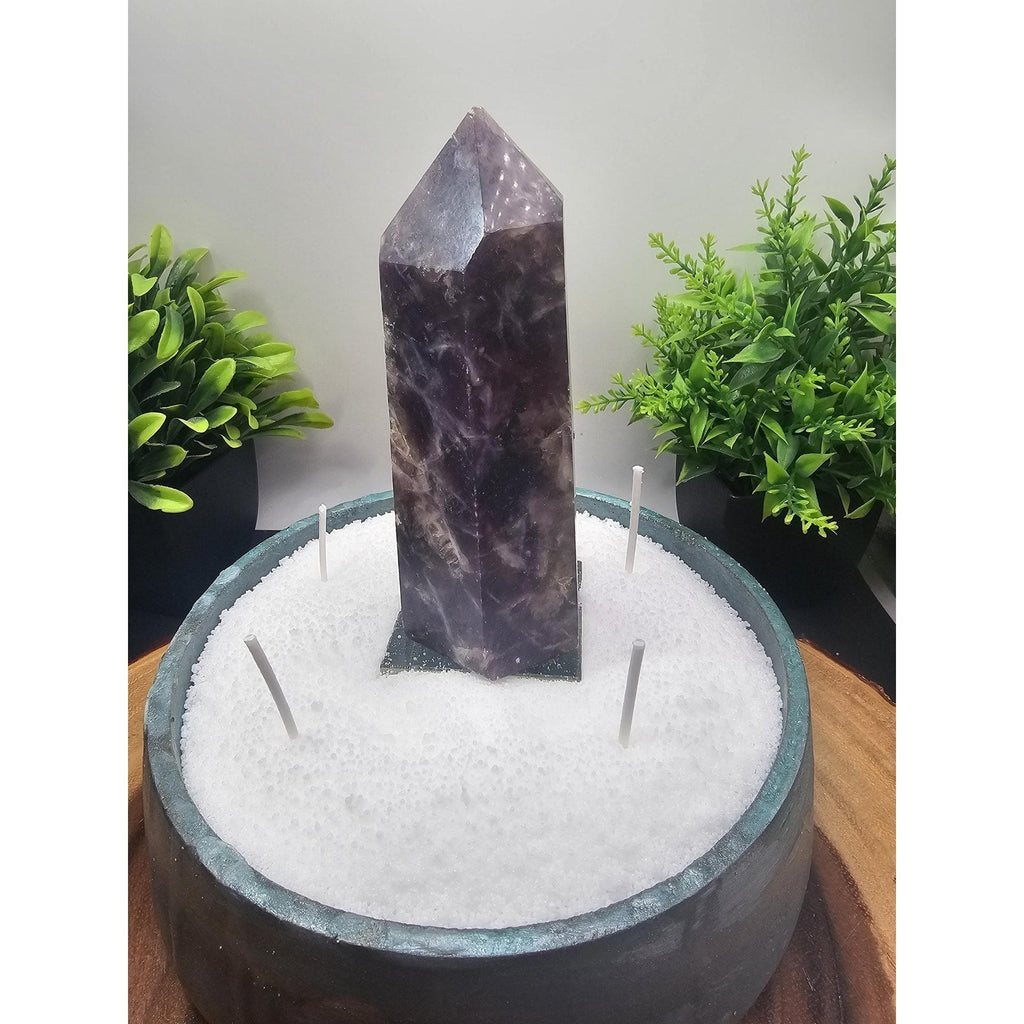 Purple Mica Candle Vessel