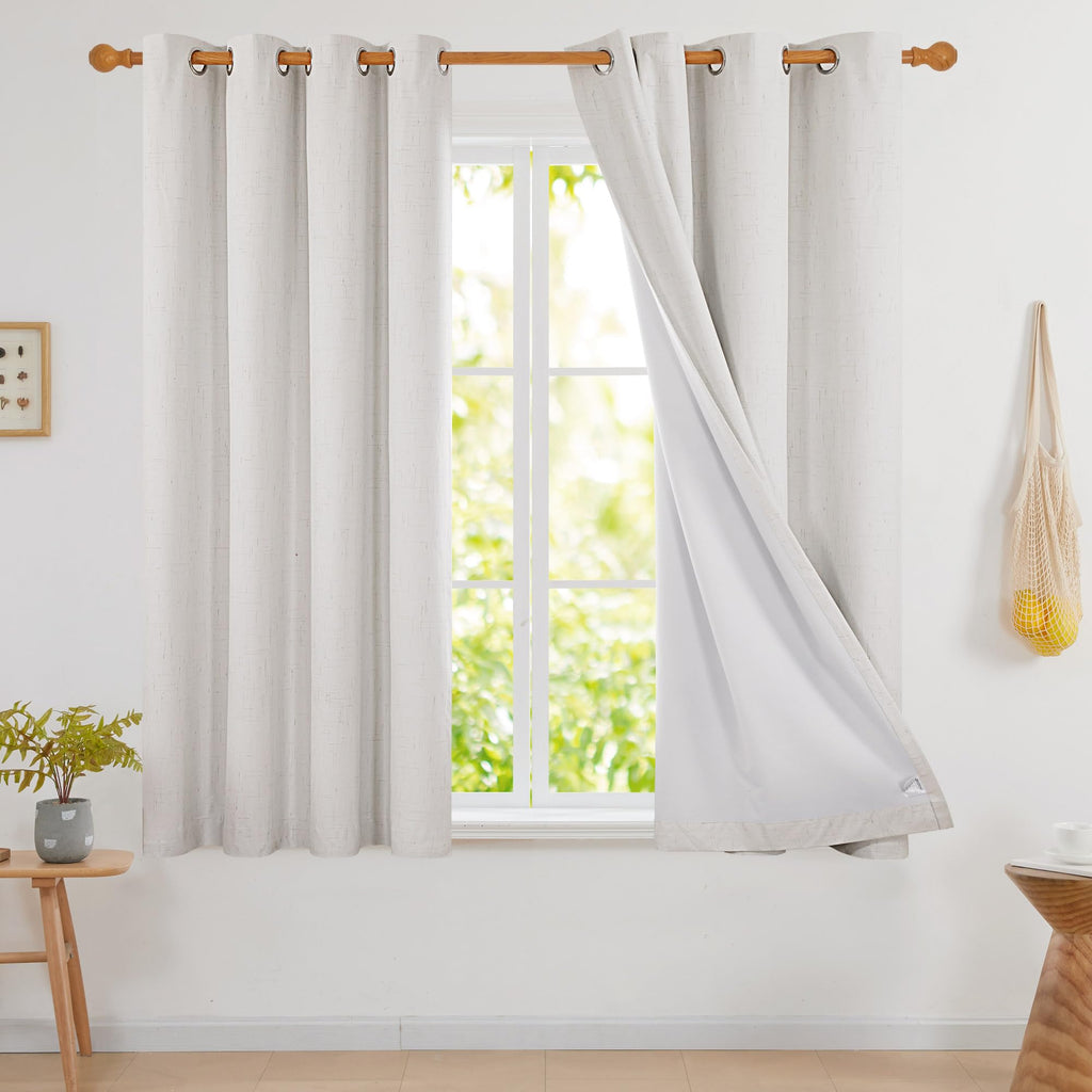 Blackout Thermal Insulated Curtains, 2 Panels