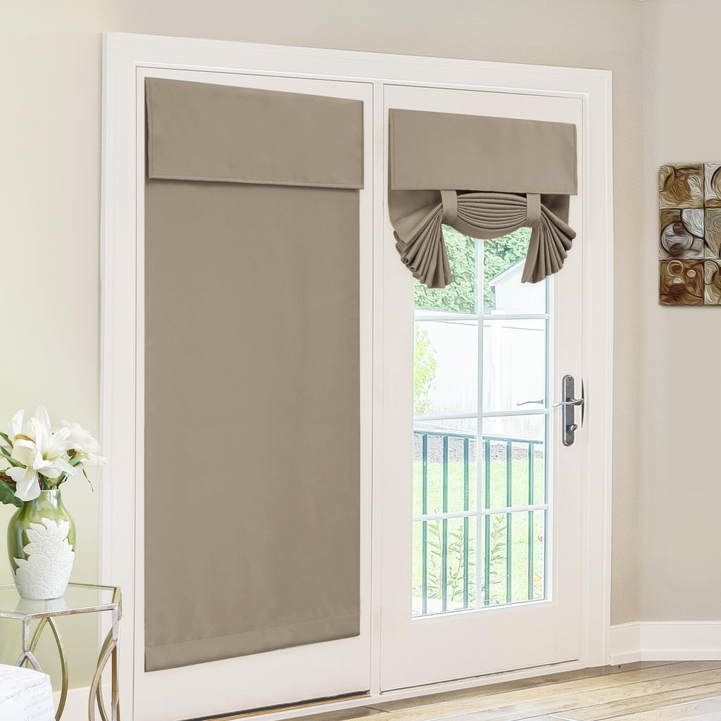 Blackout Door Curtain, Thermal Insulated, 26x80 Inch