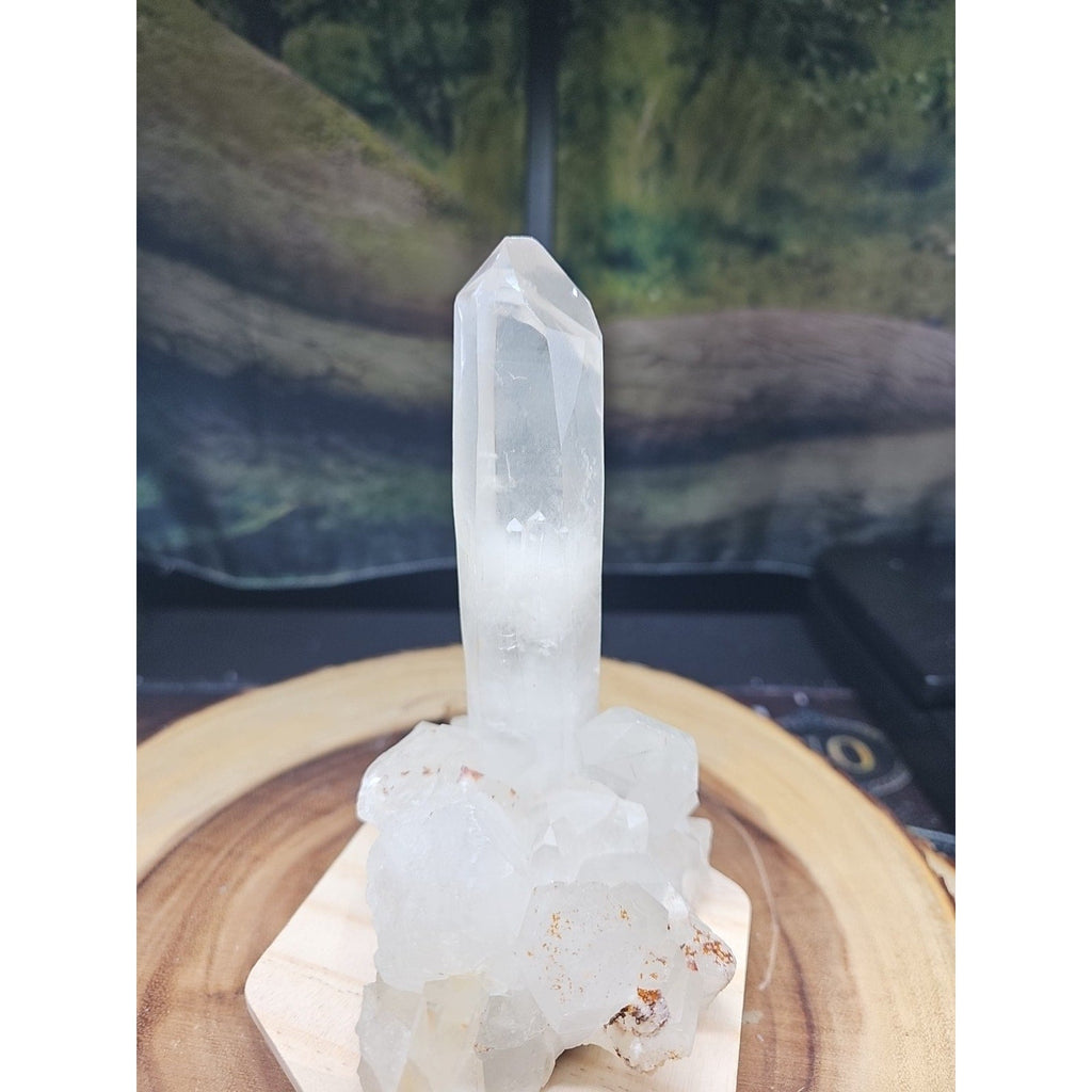 1.28LB Natural Clear White Quartz Crystal Cluster Energy Healing Specimen