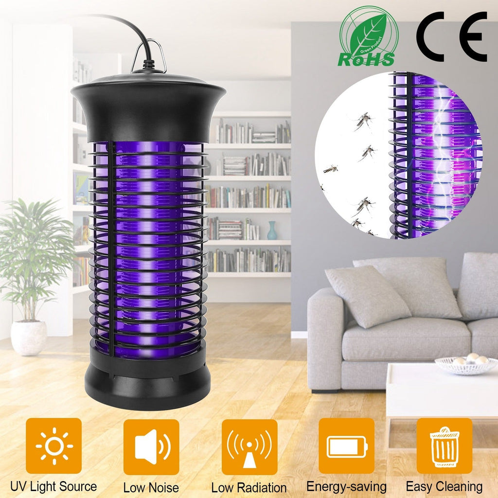 Electric Bug Zapper Mosquito Killer UV Light Flying Zapper Insect Killer Lamps Pest Fly Trap Catcher Odorless Noiseless