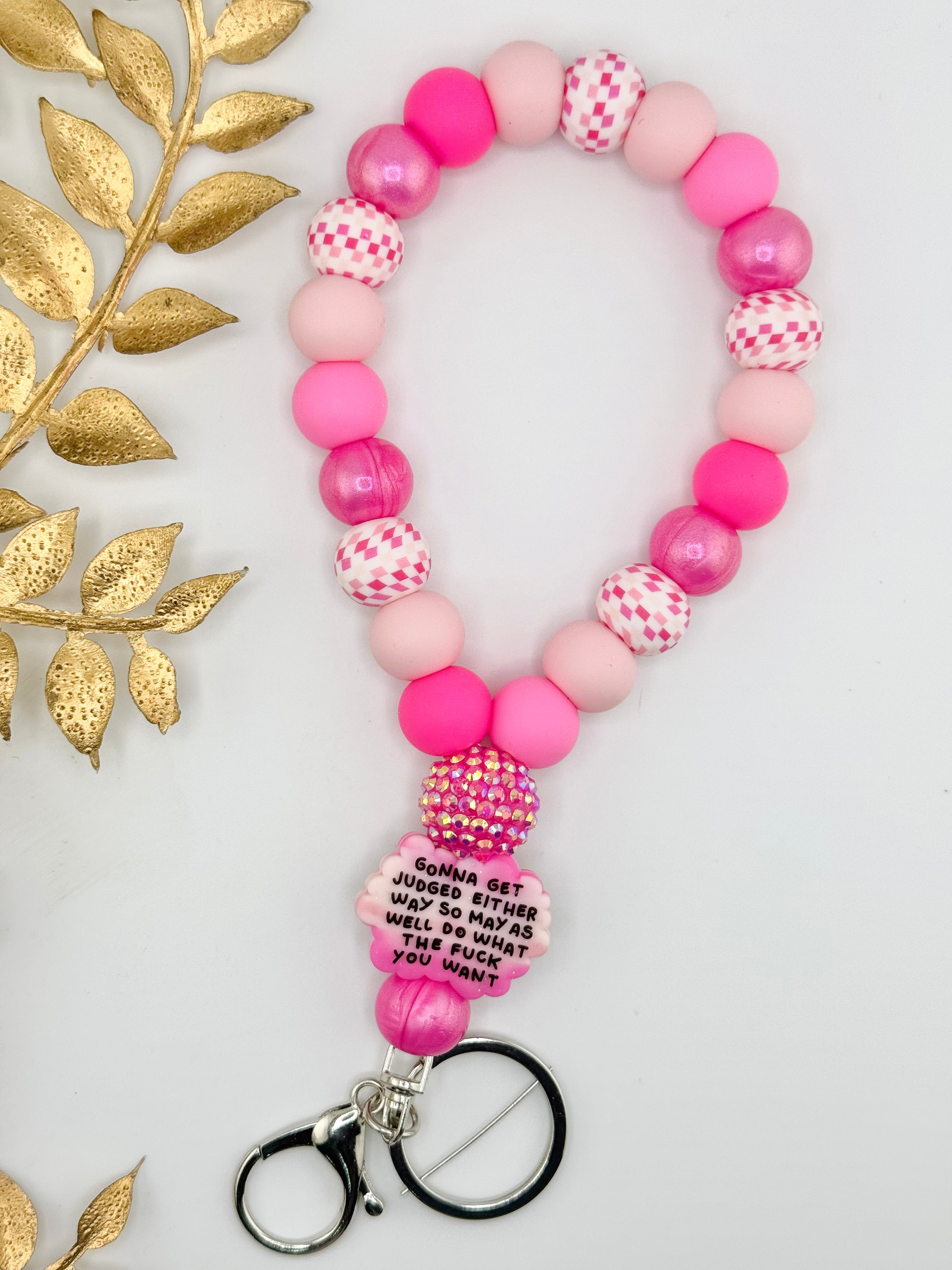 Teardrop Wristlet - Gonna Get Judged Anyways (M&H)