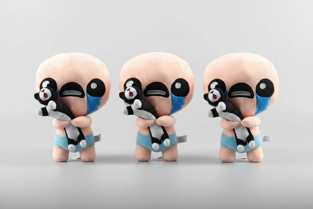 The Binding of Isaac Plush Toys (11.8 in) - Isaac & Black Cat Stuffed Animal Doll Gift