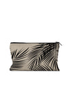 Black and Tan Palm Pouch, College Student Gift, Christmas Gift, Mother's Day Gift