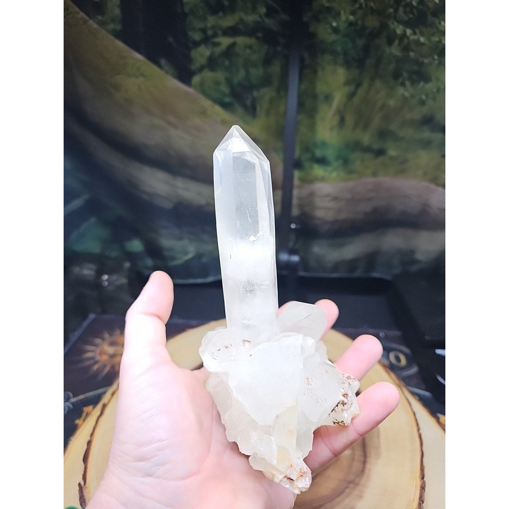 1.28LB Natural Clear White Quartz Crystal Cluster Energy Healing Specimen