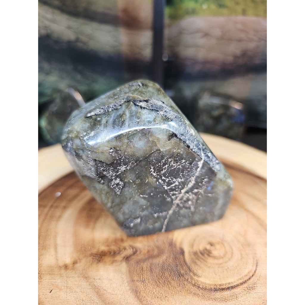 1.29lb Natural Rainbow Labradorite Crystal Gem Spectrolite Stone