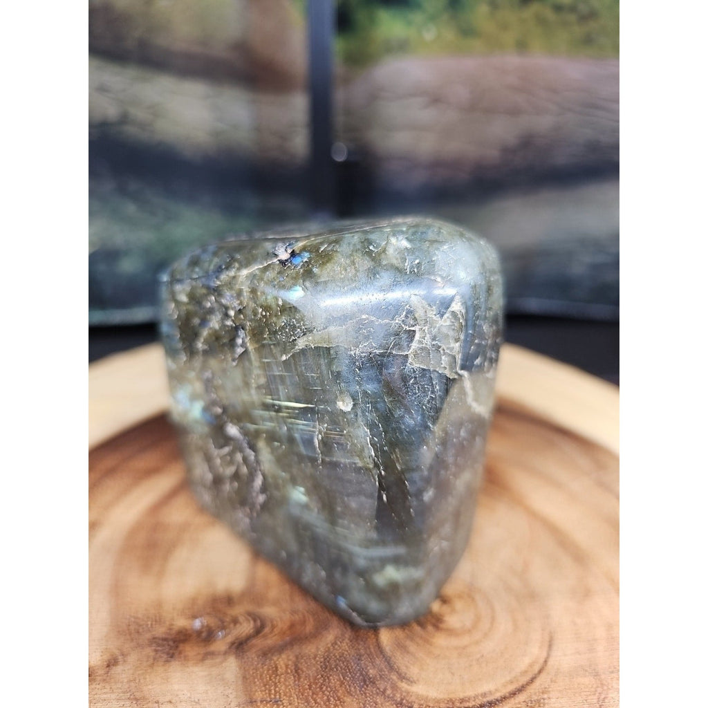 1.60lbs Natural Rainbow Labradorite Crystal Gem Spectrolite Stone
