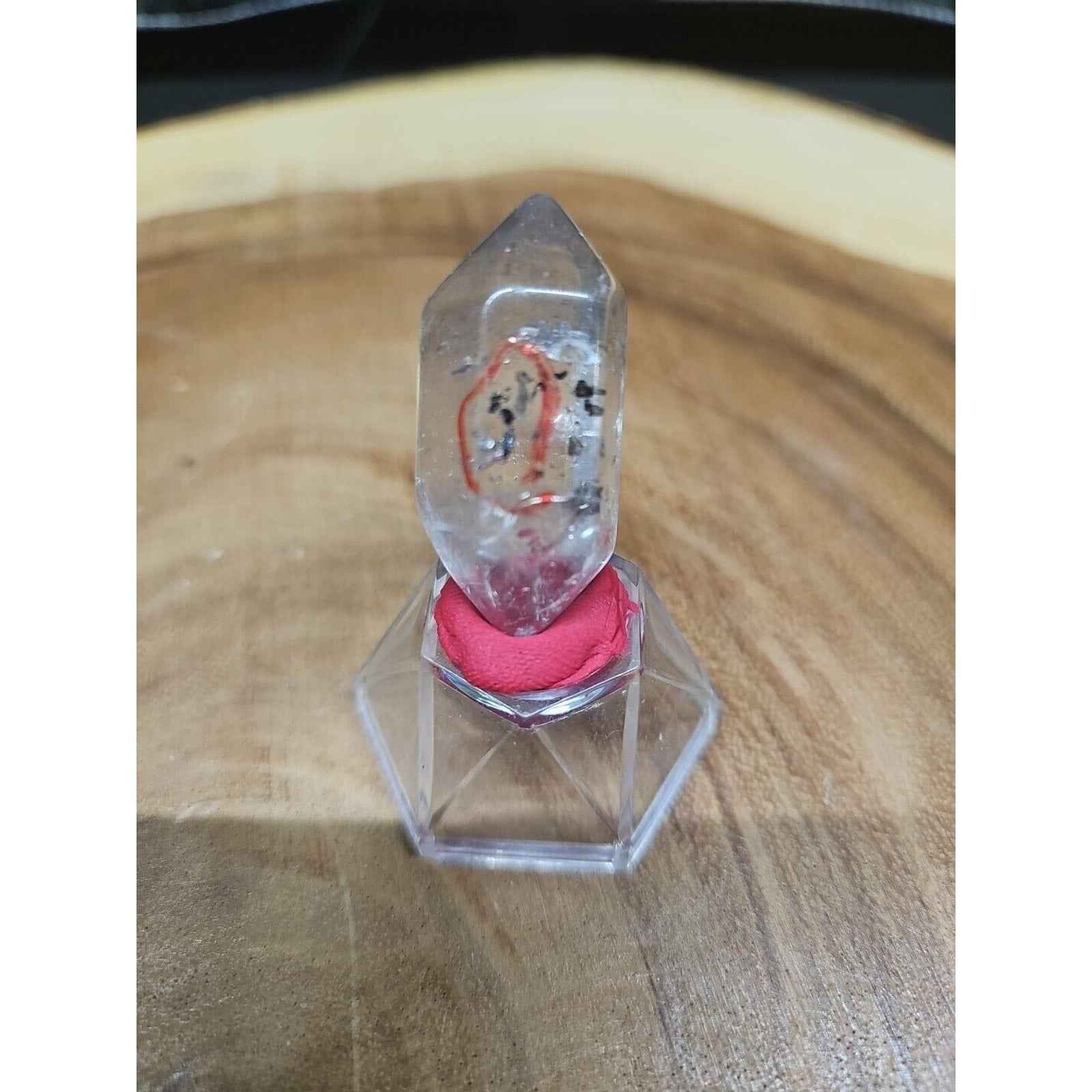 Quartz Crystal Point W/stand 19grams