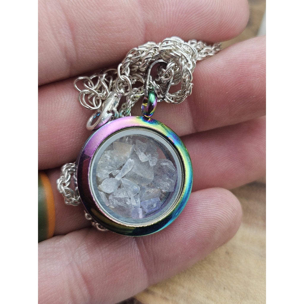 Moonstone Pendant, 16in Sterling Silver Chain