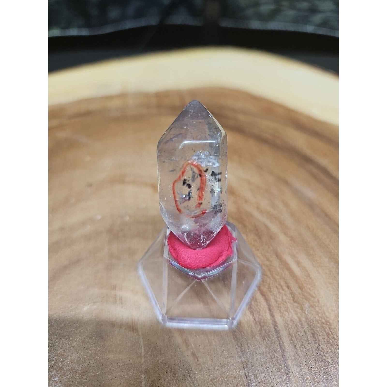 Quartz Crystal Point W/stand 19grams