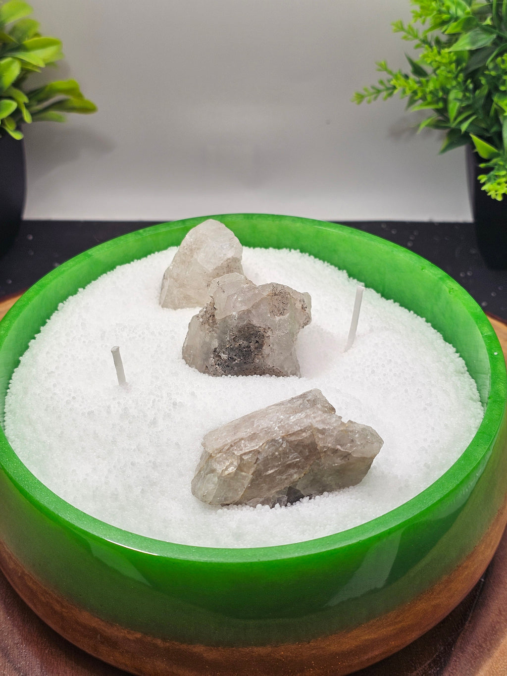 Fonda NY quartz candle