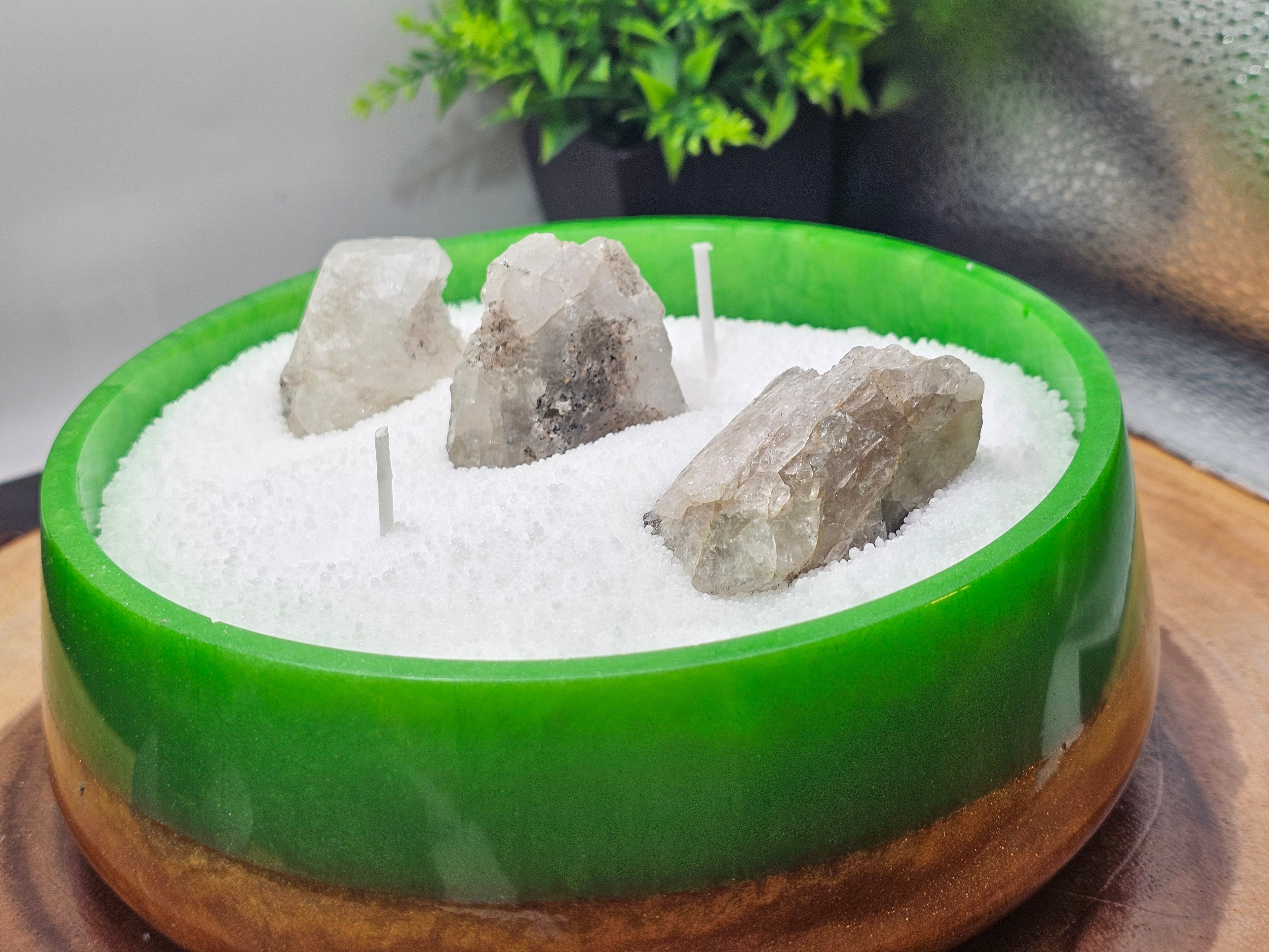 Fonda NY quartz candle