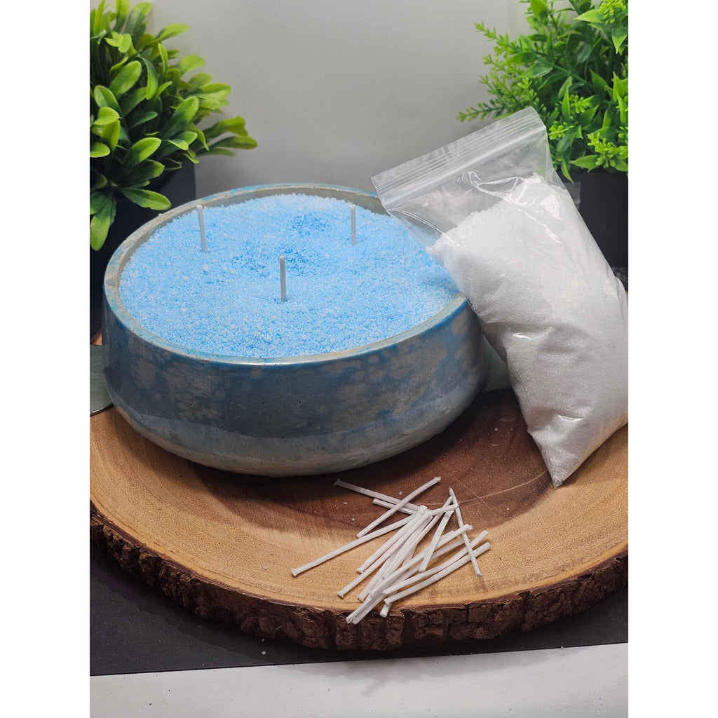 Blue Lemon Candle Bowl
