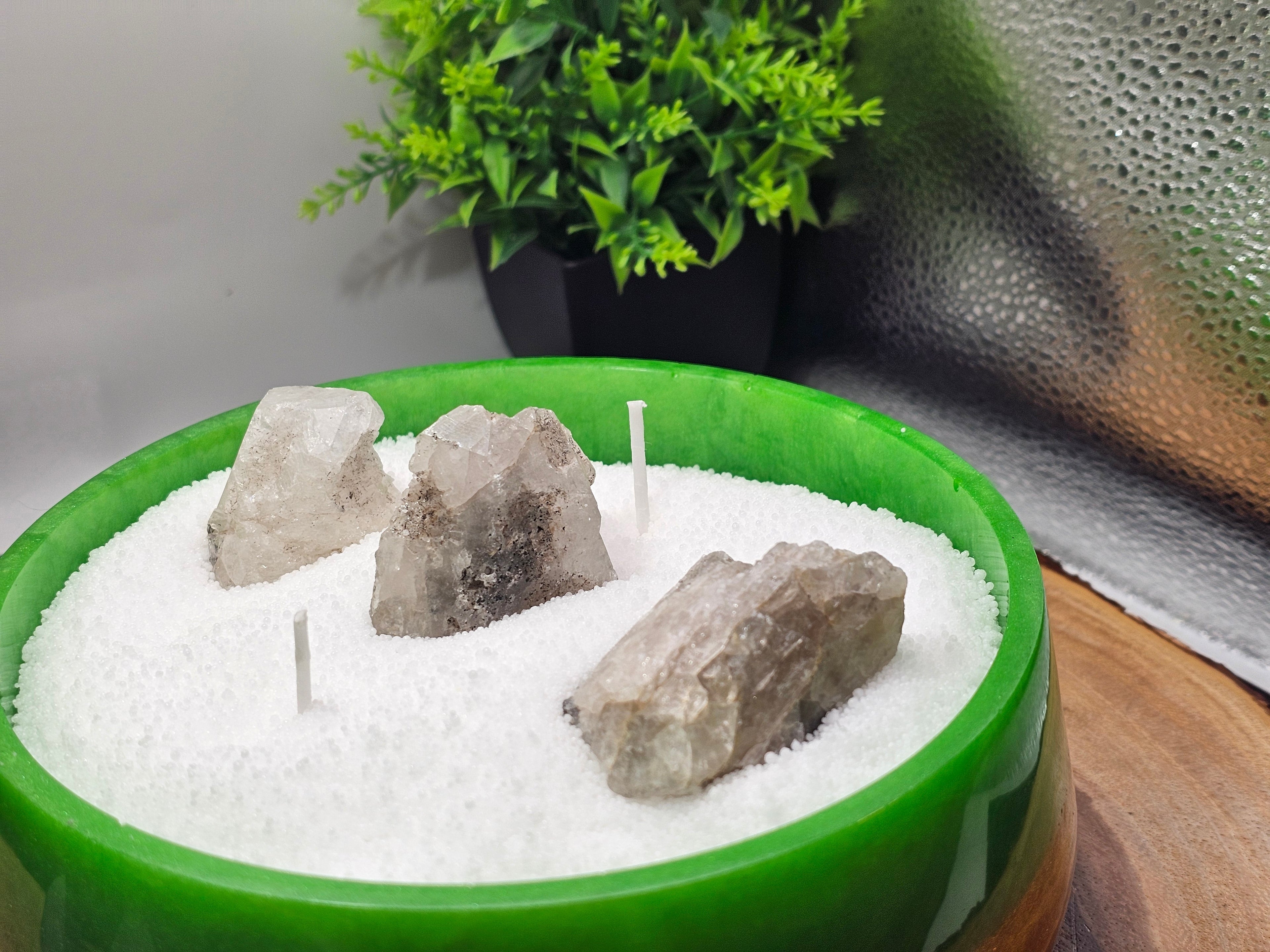 Fonda NY quartz candle