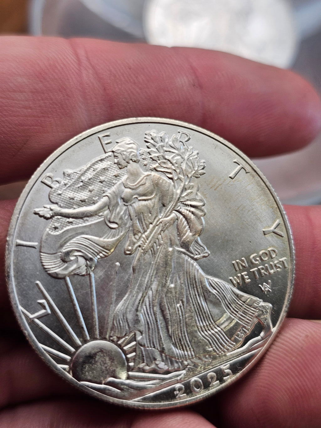 Silver Dollar coaster set 4pcs